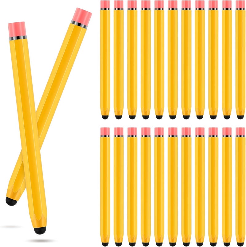 LEIFIDE 24 Pcs Stylus Pens for Kids, Hexagon Shaped Stylus Pencil Kids Stylus for Touch Screen Devices, Compatible with iPhone Android Edition Tablet Universal Devices - Image 1