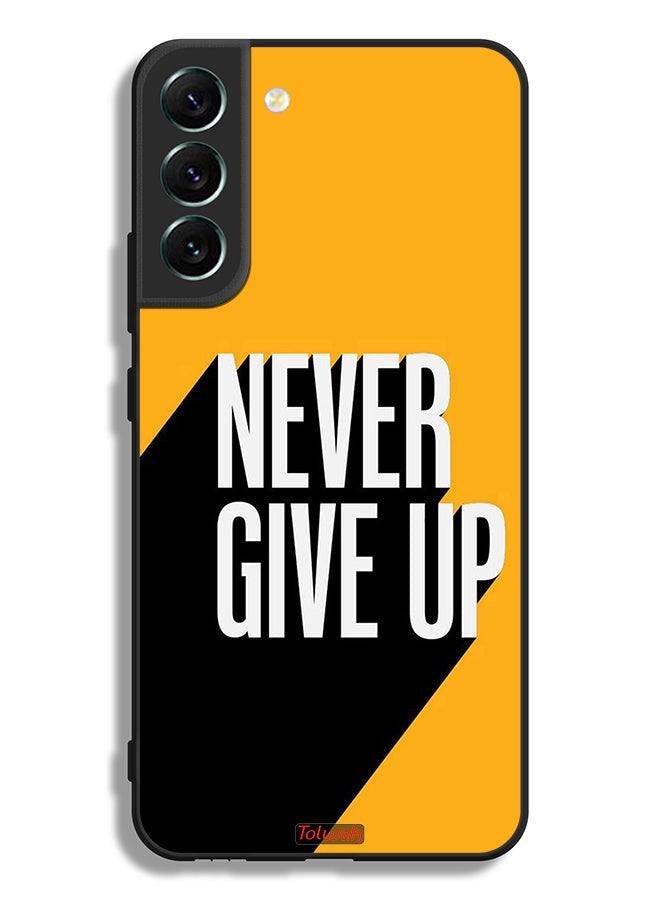Tolwak Samsung Galaxy S22 Plus 5G Protective Case Cover Never Give Up - Image 3