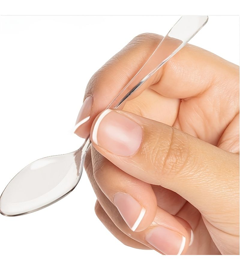 45pcs Transparent Mini 9.5 Dessert Spoons For Mousse Cake Ice Cream Party And Baking Supply - Image 4
