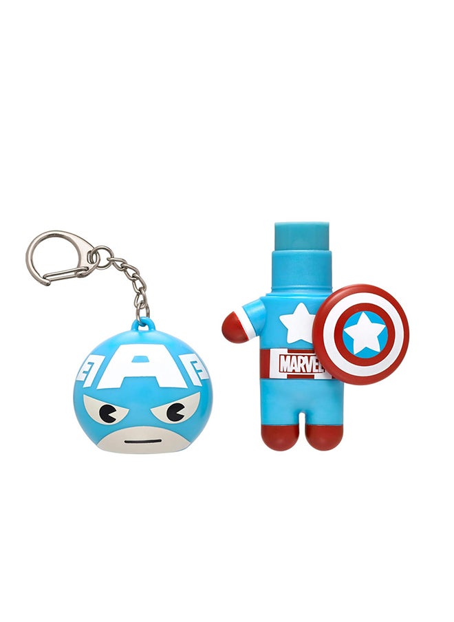 Lip Smacker Marvel Captain America Lip Balm Single Blister 4 Grams  - Image 1