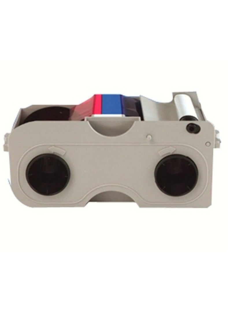 Fargo 45100 YMCKO Ribbon for DTC4000 – 250 Prints with Cleaning Roller - Image 1