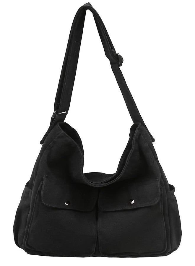Collsants Messenger Bag Hobo Crossbody Bags for Women Canvas Bag Crossbody Tote Bag Shoulder Bag - Image 1