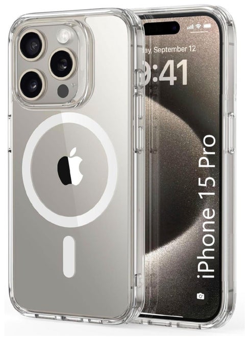 Protection cover for iPhone 15 Pro , supports MagSafe, anti-yellowing and anti-scratch.