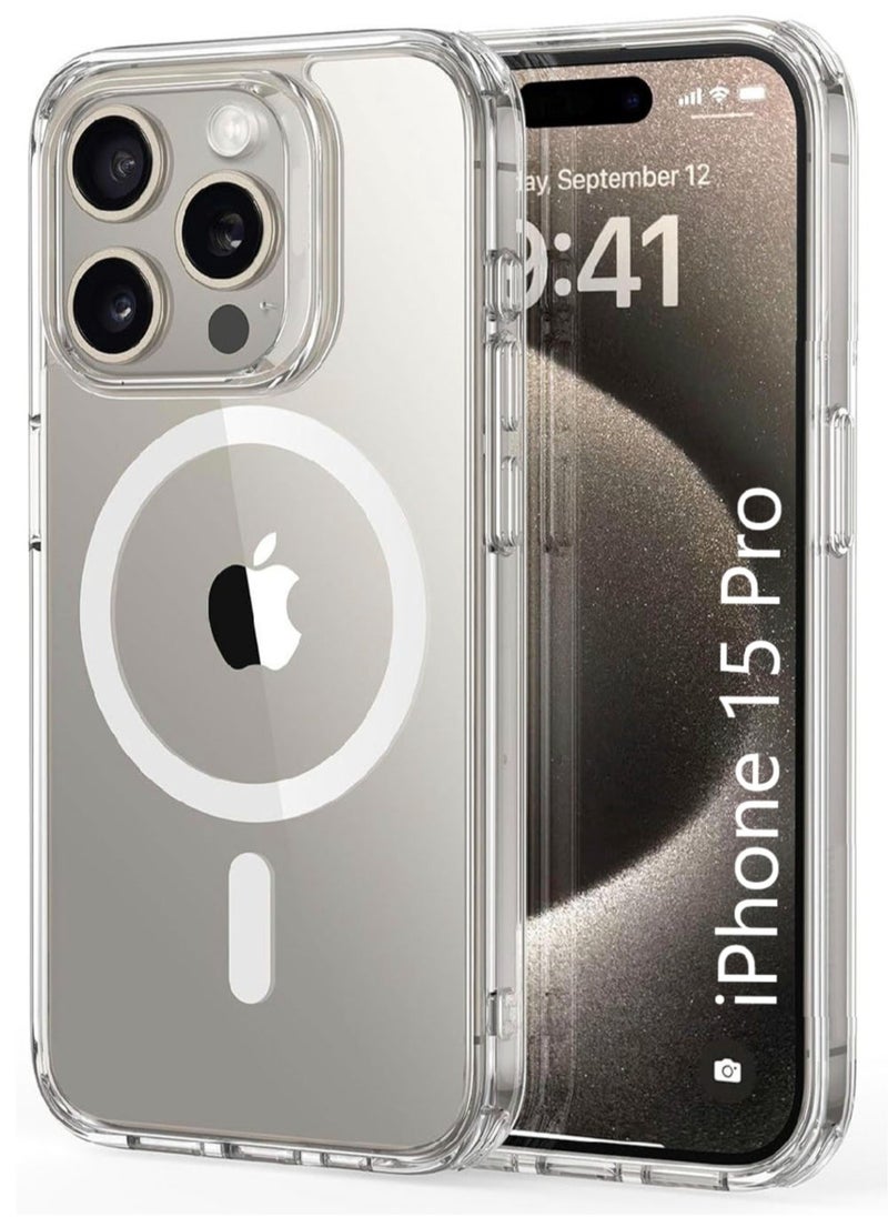ARMOR Protection cover for iPhone 15 Pro , supports MagSafe, anti-yellowing and anti-scratch.  - Image 1