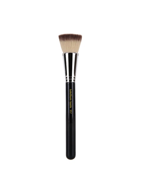 Bdellium Tools Professional Makeup Brush - Maestro Series 957 Precision Kabuki - With Soft Synthetic Fibers, For Versatile Application (Black, 1pc)