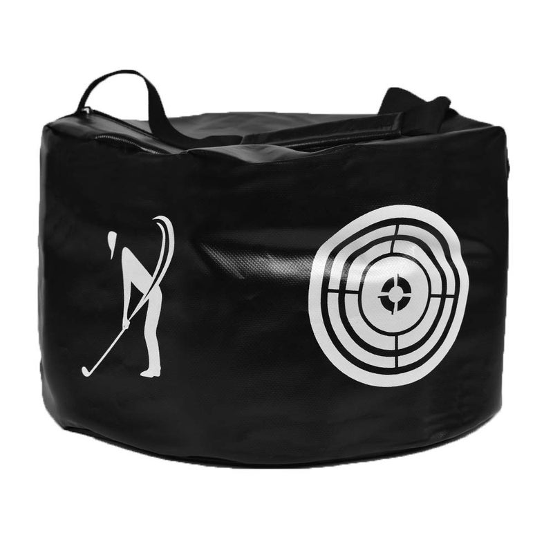 ASENVER Golf Swing Impact Trainer Bag Golf Power Smash Bag (Black- Target Pattern) - Image 1