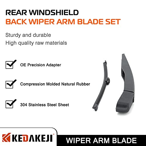 KEDAKEJI Rear Windshield Wiper Arm Compatible with Ford Escape 2013-2018 Vehicles, Back Windshield Wiper Set Replacement OEM BB5Z17526-C - Image 2
