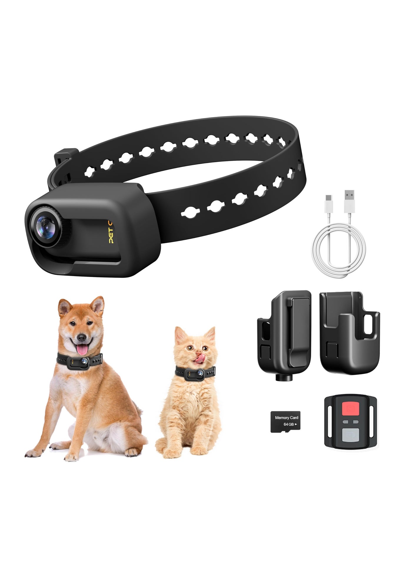 Excefore Excefore 4k Hd Pet Collar Camera 64GB ZF364369DF728FD3430C8Z