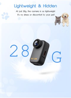 Excefore 4K HD Pet Collar Camera with WiFi - Mini Action Cam for Dogs and Cats with 64GB SD Card, Indoor/Outdoor Pet Monitoring Device, Perfect for Puppy Birthday Supplies  - Image 2