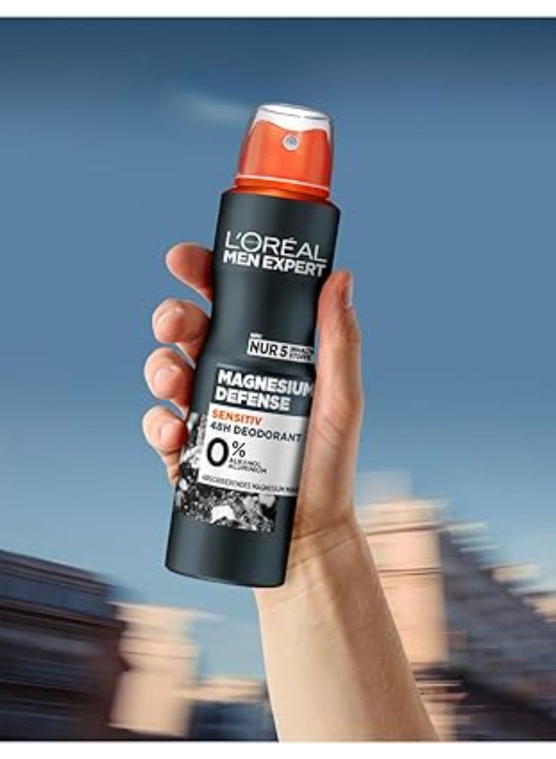 لوريال باريس لوريال مين إكسبيرت بخاخ مزيل العرق للجسم بحماية المغنيسيوم 250 مل - Image 2