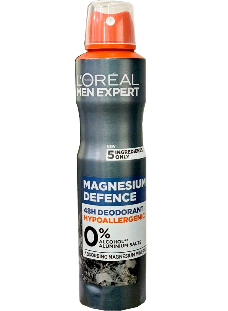 لوريال باريس لوريال مين إكسبيرت بخاخ مزيل العرق للجسم بحماية المغنيسيوم 250 مل - Image 1