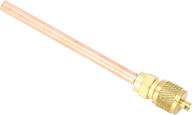 Air Conditioner Access Valve 1/2 20 UNF Copper Refrigeration Filling Valve with Core and Cap Remover for R410A R32 AC Pipe Lines, Compatible with VRV VRF Systems - Image 5