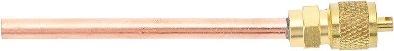 Air Conditioner Access Valve 1/2 20 UNF Copper Refrigeration Filling Valve with Core and Cap Remover for R410A R32 AC Pipe Lines, Compatible with VRV VRF Systems - Image 4