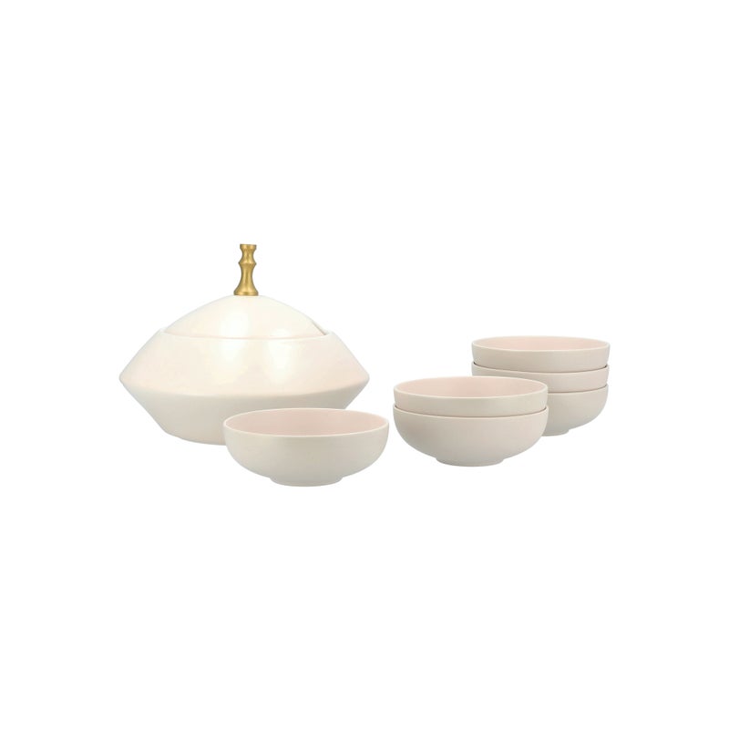 La Mesa Mosaic Soup Tureen Set - Image 1