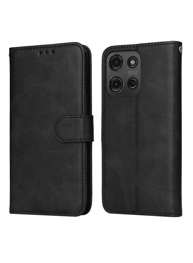 S-TOP Case For Motorola Moto G75 5G Classic Calf Texture Flip Leather Phone Case - Image 1