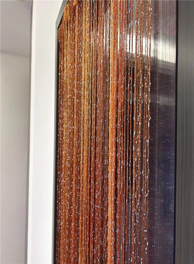 ave split Decorative Door String Curtain Wall Panel Fringe Window Room Divider Blind Divider Tassel Screen Home 100cm*200cm (#018332) - Image 5