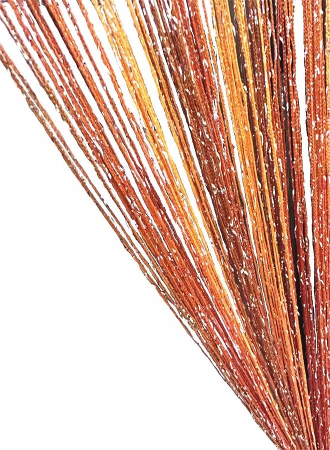 ave split Decorative Door String Curtain Wall Panel Fringe Window Room Divider Blind Divider Tassel Screen Home 100cm*200cm (#018332) - Image 1