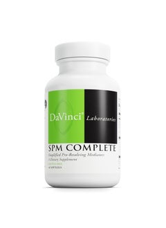 Davinci Labs SPM Complete - Omega-3 Supplement to Support The Immune System, Eye Health and Brain Health* - with Vitamin A, Vitamin D, Alaskan Cod Liver Oil and More - Gluten-Free - 60 Softgels  - Image 1