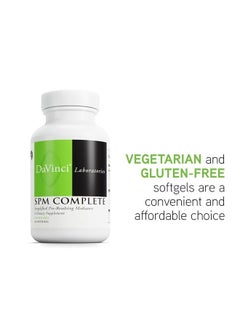 Davinci Labs SPM Complete - Omega-3 Supplement to Support The Immune System, Eye Health and Brain Health* - with Vitamin A, Vitamin D, Alaskan Cod Liver Oil and More - Gluten-Free - 60 Softgels  - Image 5