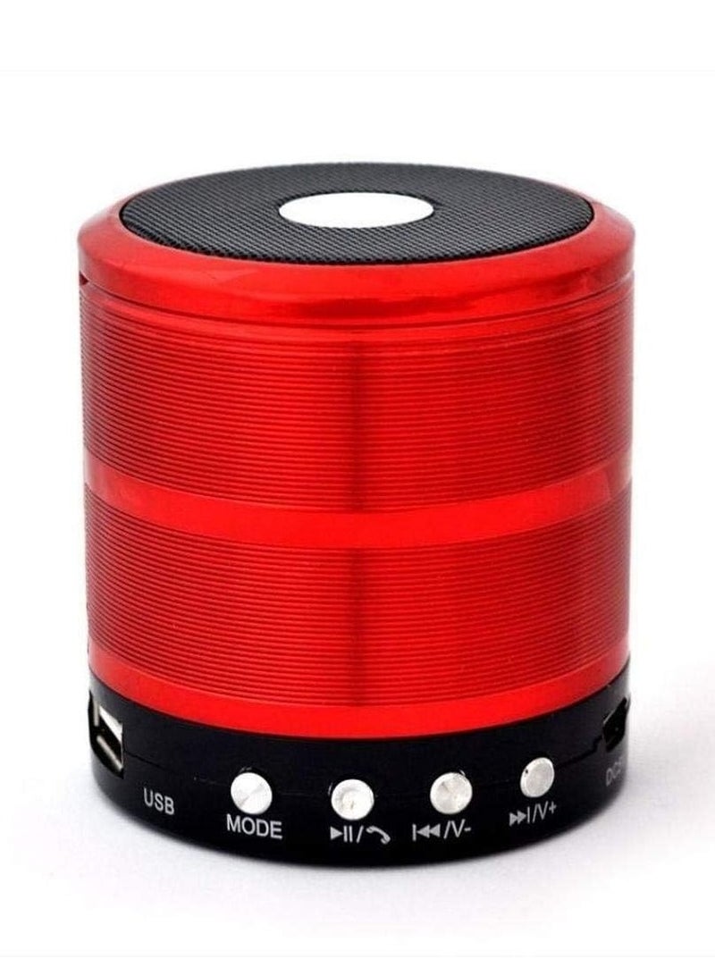 WS-887 Mini Bluetooth Speaker with FM Radio, Memory Card Slot, USB Memory Slot, AUX Input Mode - Image 1