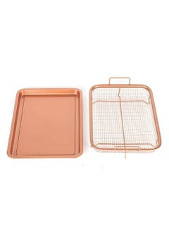 Mishrit Mishrit Oven Crisper Tray Uses Hot Air to Crisp and Fry Food Without Oil or Unhealthy Fats (Multi Color,Pack of 1)  - Image 4