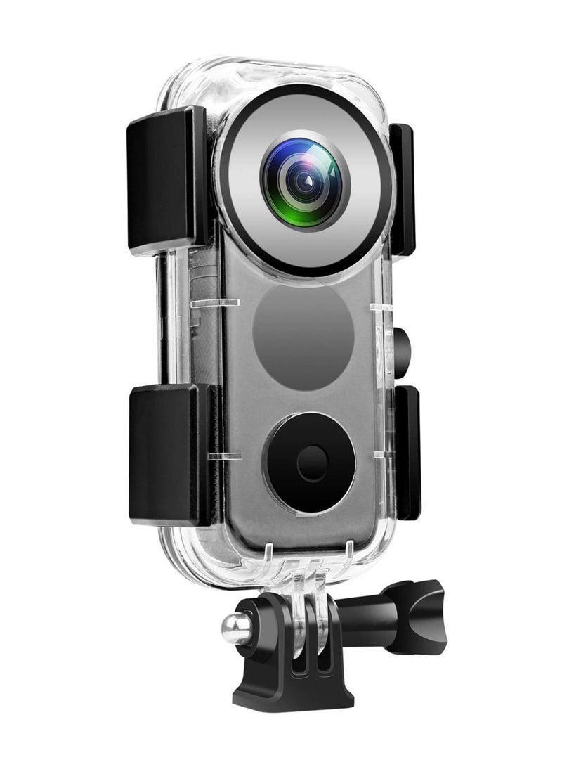 كيس مضاد للماء لكاميرا insta360 one x2 مقاوم للماء حتى عمق 40 متر مناسب للغوص السباحة والاستخدام تحت الماء - Image 1