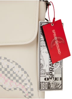 SPRAYGROUND CREAM CHECK MESSENGER SLING  - Image 5