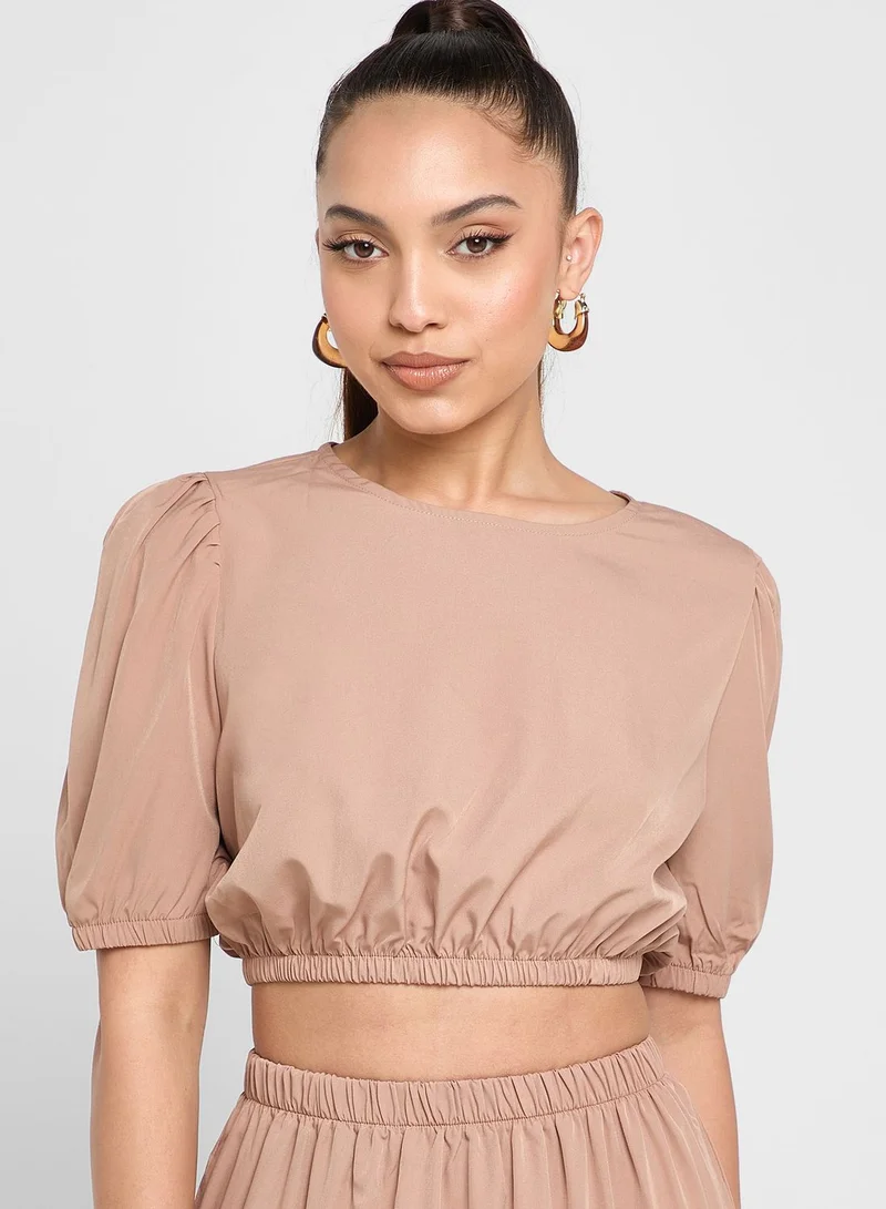 Ginger Co-Ord Top And Tiered Skirt Set