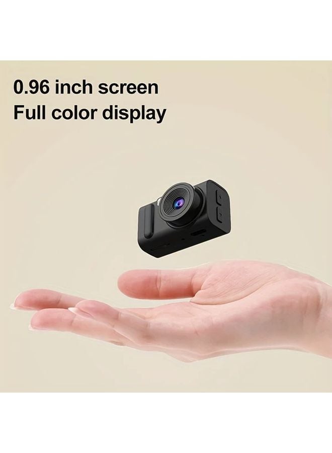 Mini 1080P FHD Keychain Camcorder With 096 Inch LCD Screen 5 Color Filters LED Flash Portable Camera For Vlogging Travel Teens Beginners Black - Image 4