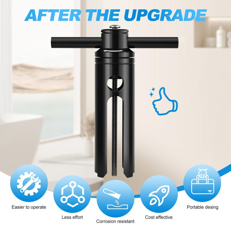 KlenzMate 2026 New 104421U Cartridge Puller Tool,Complimentary 1222 Replacement Cartridge and lubricant,For Moen 1222 1225 1220,Tub and Shower Faucet Cartridge Remover for Moen Posi-Temp Valve - Image 2