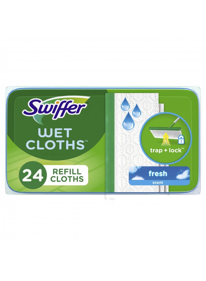 Swiffer Swiffer Sweeper Wet Mopping Cloths, Open-Window Fresh, 24 count - Image 2