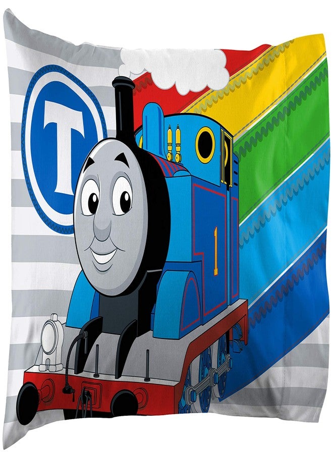 Jay Franco Thomas & Friends Stitch in Time Toddler Sheet Set - 3 Piece Set Super Soft and Cozy Toddler’s Bedding - Fade Resistant Microfiber Sheets (Official Mattel Product) - Image 3