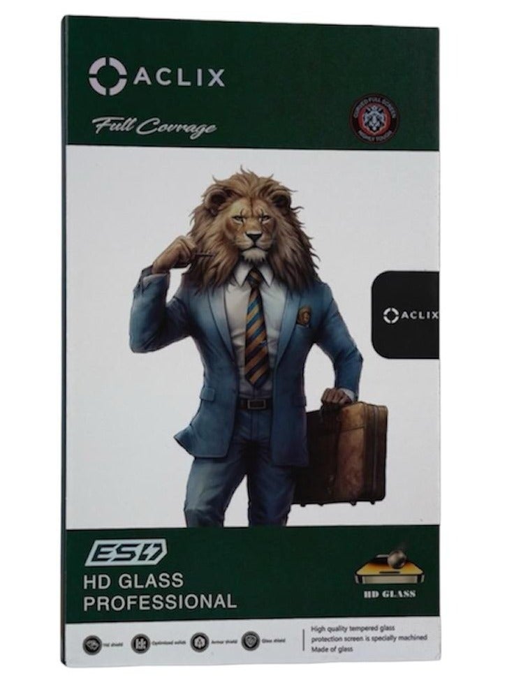 أكاليكس واقي شاشة من الزجاج المقسى 5D مصمم لهاتف Redmi 9، غراء كامل من الحافة إلى الحافة، تغطية كاملة للشاشة وخالية من الفقاعات - Image 2