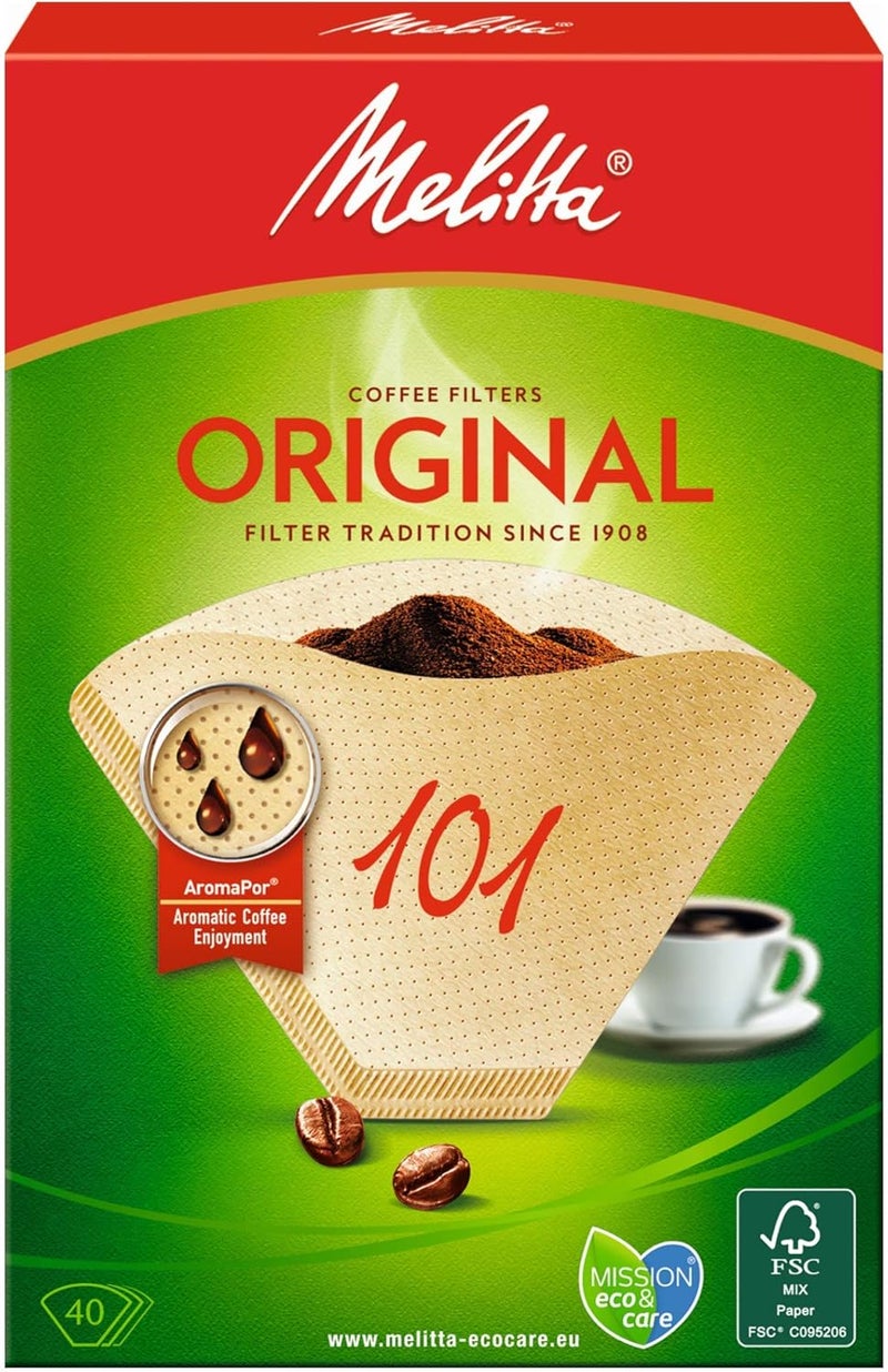 Melitta PAPER CORNET FILTER BTE40 101 - Image 1