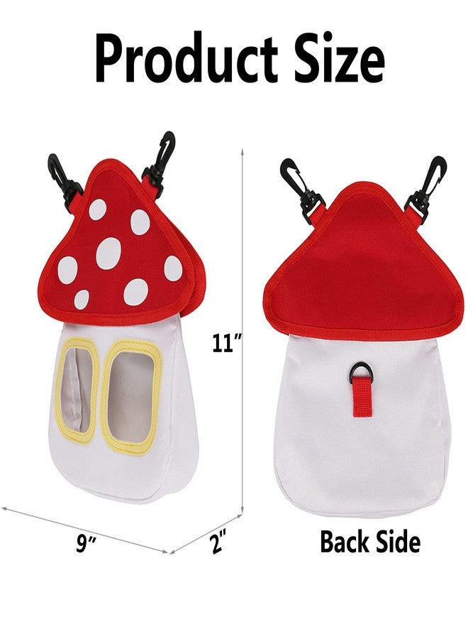 TANOMA Bunny Hay Feeder, Hanging Rabbit Hay Feeder Bag for Bunnies Guinea Pigs Chinchillas Hamster - Image 2