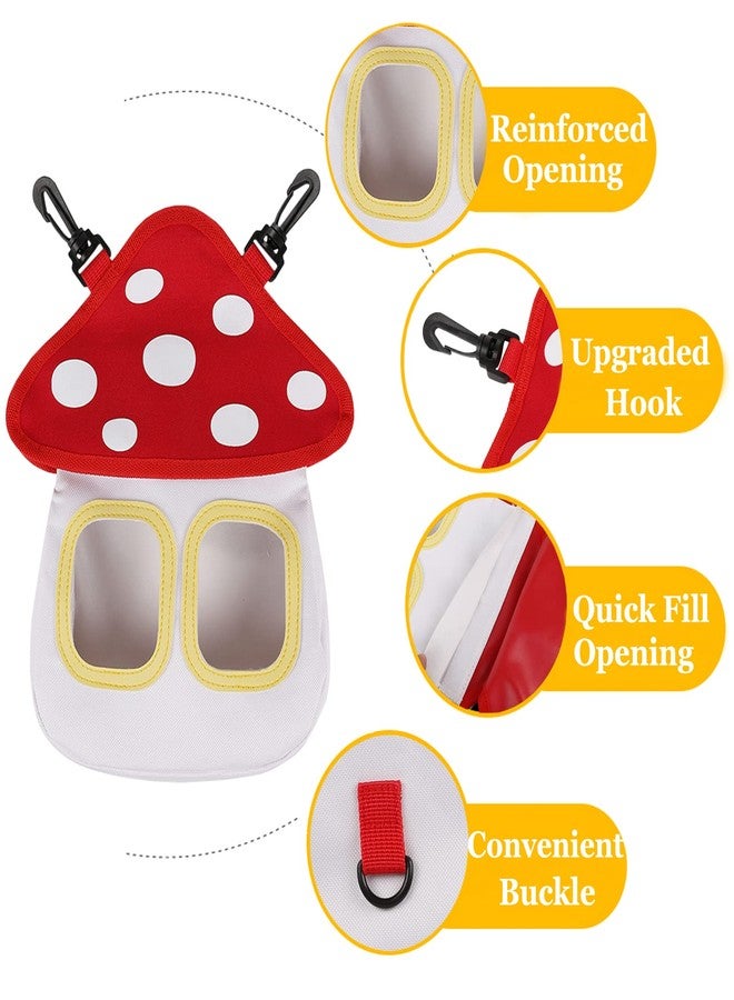 TANOMA Bunny Hay Feeder, Hanging Rabbit Hay Feeder Bag for Bunnies Guinea Pigs Chinchillas Hamster - Image 4
