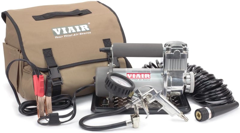 مجموعة مضخة الهواء المحمولة VIAIR 400P40045 لضغط الإطارات للسيارات والشاحنات والجيب والسيارات الرياضية