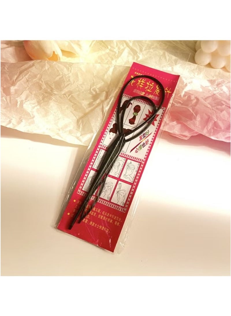 Huitich Hair Topsy Tail Tool Set – Black  - Image 5