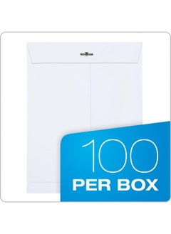 Quality Park 9 X 12 Clasp Envelopes,Deeply Gummed Flaps For Permanent Secure Seal, Great For Filing, Storing Or Organizing Documents, 28 Lb. White Wove, 100/Box (Qua38390)  - Image 4