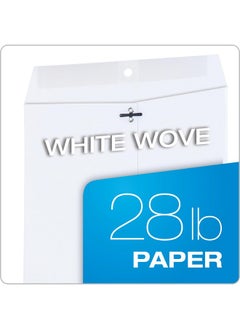 Quality Park 9 X 12 Clasp Envelopes,Deeply Gummed Flaps For Permanent Secure Seal, Great For Filing, Storing Or Organizing Documents, 28 Lb. White Wove, 100/Box (Qua38390)  - Image 5