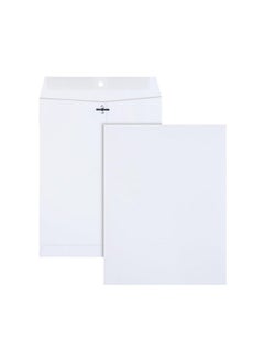 Quality Park 9 X 12 Clasp Envelopes,Deeply Gummed Flaps For Permanent Secure Seal, Great For Filing, Storing Or Organizing Documents, 28 Lb. White Wove, 100/Box (Qua38390)  - Image 1