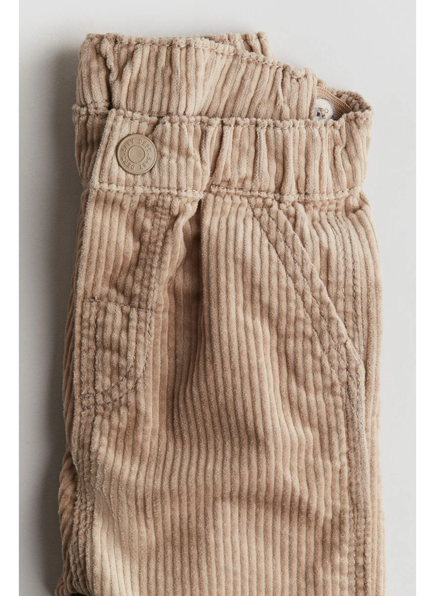 H&M Cotton Corduroy Trousers