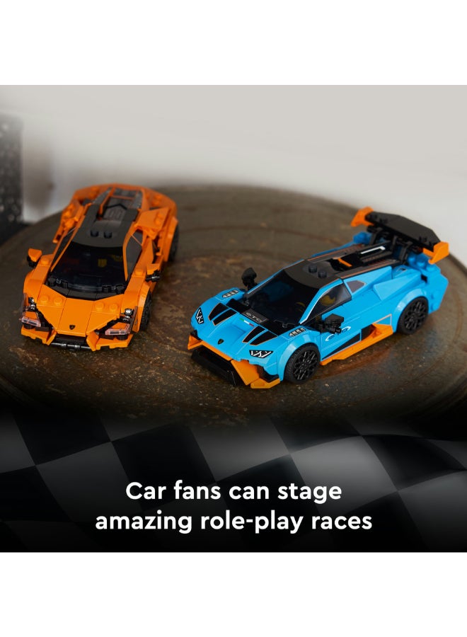 LEGO Speed Champions Lamborghini Revuelto & Huracán STO 77238 (Age 10+, 607 Pieces) - Image 3
