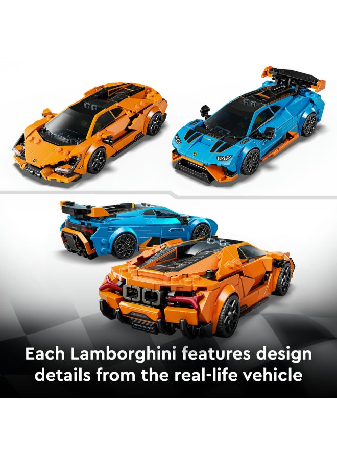 LEGO Speed Champions Lamborghini Revuelto & Huracán STO 77238 (Age 10+, 607 Pieces) - Image 4