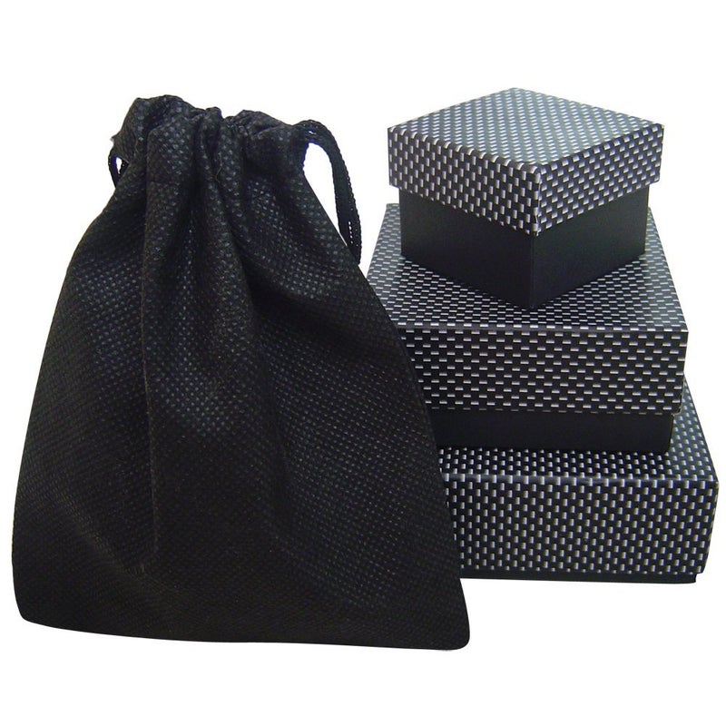 COOLSTEELANDBEYOND Masculine Mens Stainless Steel Black Large Curb Chain Link Bracelet - Image 5