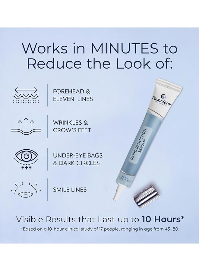 Plexaderm Rapid Reduction Eye Serum, Visibly Reduces Under-Eye Bags, Wrinkles, Dark Circles, Fine Lines & Crow's Feet Instantly, Anti Aging Wrinkle Remover For Face, Full Size Tube - Image 3