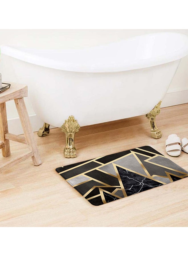 ريزاريز سجادة باب سوبر سوفت رمادي فسيفساء رمادية اللون، مانعة للانزلاق قابلة للغسل، 50 × 80 سم - Image 4