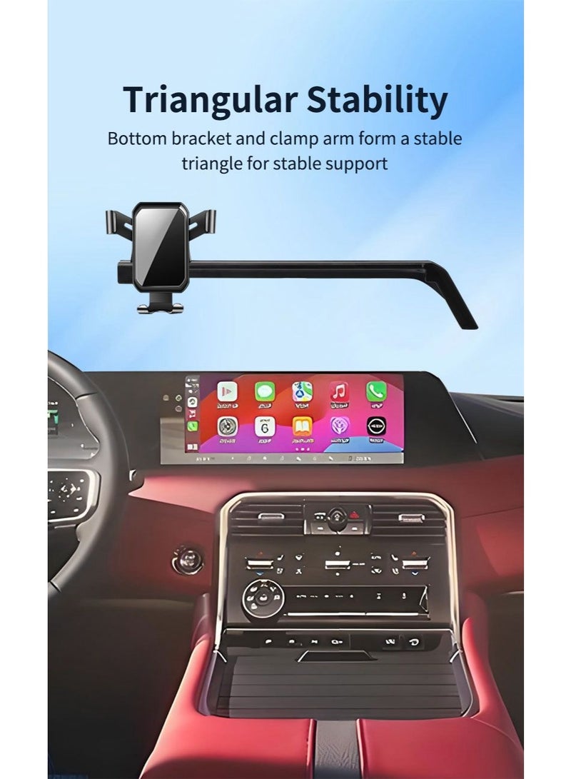 Nissan Patrol 2025 2026 Y63 Phone Holder Mount, Frame + (1* Gravity Car Holder) for all phones, Nissan Patrol Accessories - Image 1