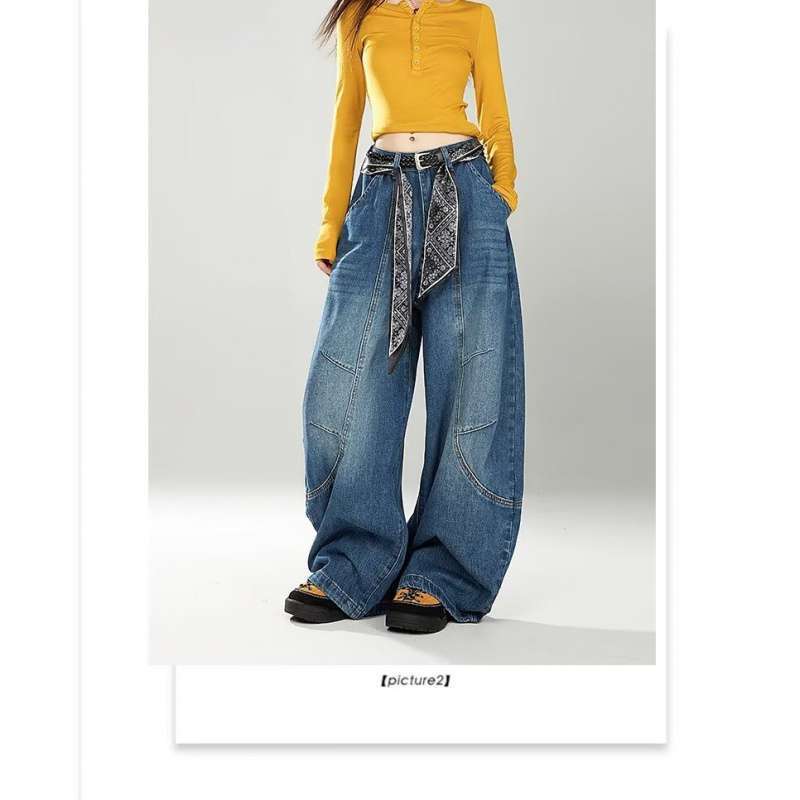 Unisex Casual Daily Denim Jeans - Image 1