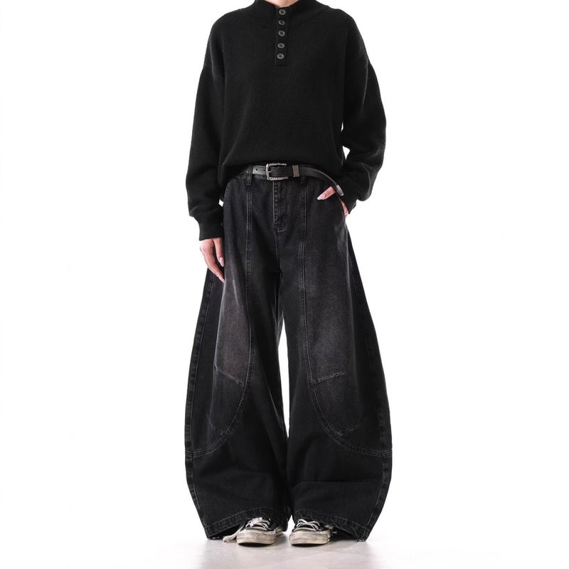 Unisex Casual Daily Denim Jeans - Image 4